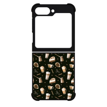 Coffee & Café kávés őszi Samsung Galaxy Z Flip 6 tok