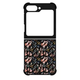 Csodaszép őszi virágmintás vintage Samsung Galaxy Z Flip 6 tok