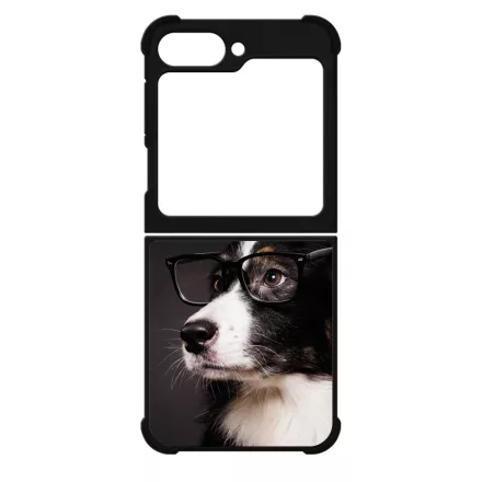 Csak okosan kutya mintás Samsung Galaxy Z Flip 6 tok