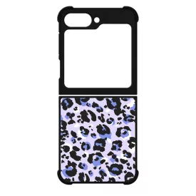 Purple Leopard Wild Beauty Csajos Allat mintas Samsung Galaxy Z Flip 6 tok