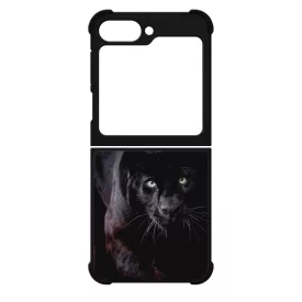 Black Panther Fekete Parduc Wild Beauty Csajos Samsung Galaxy Z Flip 6 tok