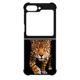 Wild Beauty Jaguar Wild Beauty Csajos Allat mintas Samsung Galaxy Z Flip 6 tok
