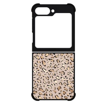 Rose Gold Leopard Wild Beauty Csajos Samsung Galaxy Z Flip 6 tok