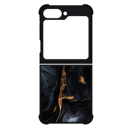 Black Gold marvanyos marvany mintas hatás Samsung Galaxy Z Flip 6 tok