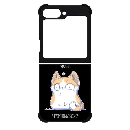 Cat Mood cicas macskas this is fine Samsung Galaxy Z Flip 6 tok