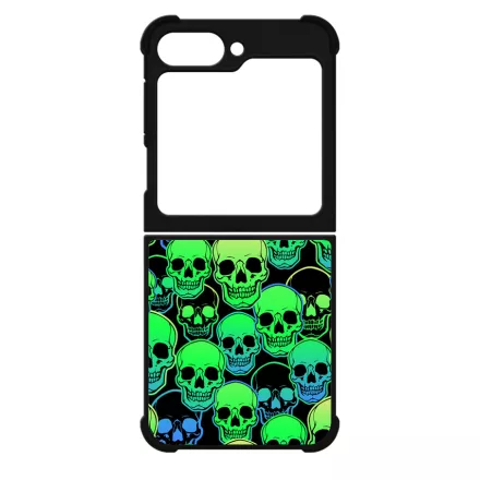 Green Skulls - Halloween Samsung Galaxy Z Flip 6 tok