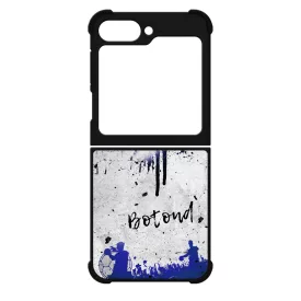 Kerd a neveddel BLUE kezilabda mintas Samsung Galaxy Z Flip 6 tok