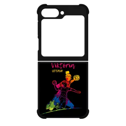 Kerd a Neveddel FOR HER kezilabda mintas Samsung Galaxy Z Flip 6 tok