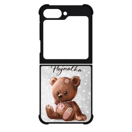 Cuki maci - Téli mintás Samsung Galaxy Z Flip 6 tok