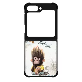 Kávés Maki - Téli mintás Samsung Galaxy Z Flip 6 tok