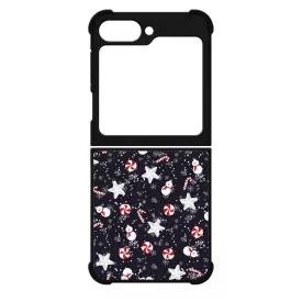 Cuki karácsonyi díszek mintás Samsung Galaxy Z Flip 6 tok