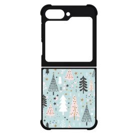 Tündéri karácsonyfa mintás Samsung Galaxy Z Flip 6 tok