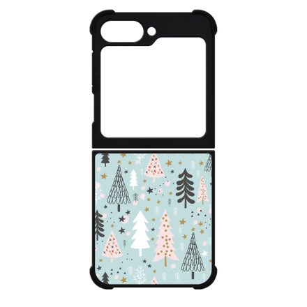 Tündéri karácsonyfa mintás Samsung Galaxy Z Flip 6 tok