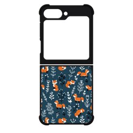 Cuki kis róka mintás Samsung Galaxy Z Flip 6 tok
