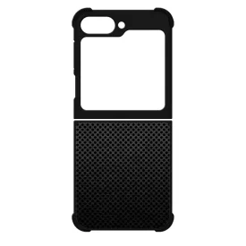 Speaker fekete metál mintás Samsung Galaxy Z Flip 6 tok