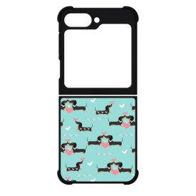 Tündéri kis tacsi kutya mintás Samsung Galaxy Z Flip 6 tok