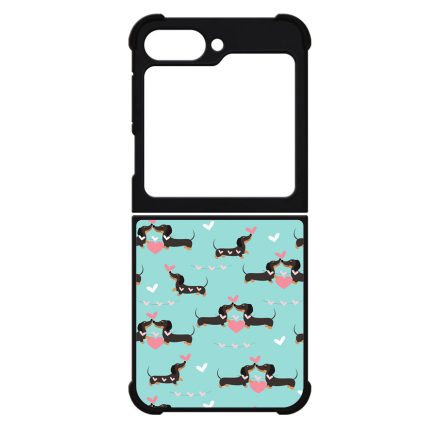 Tündéri kis tacsi kutya mintás Samsung Galaxy Z Flip 6 tok