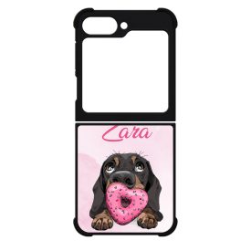 A legcukibb kutya mintás Samsung Galaxy Z Flip 6 tok