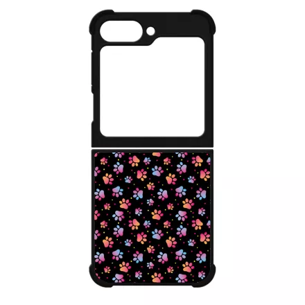 Szépséges kutyamancs mintás Samsung Galaxy Z Flip 6 tok