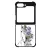 Rajzolt virágos lovas Samsung Galaxy Z Flip 6 tok