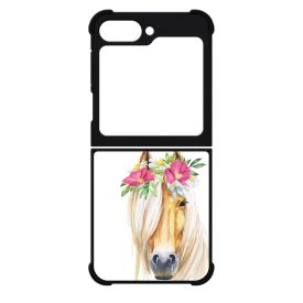 Csodaszép rajzolt lovas Samsung Galaxy Z Flip 6 tok