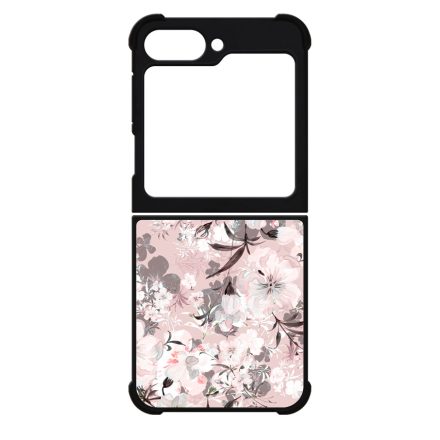 Puderpink tavaszi viragos Samsung Galaxy Z Flip 6 tok