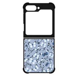 Szepseges kek pillangok Samsung Galaxy Z Flip 6 tok