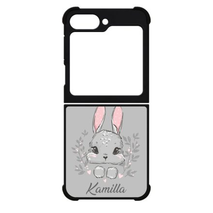 Kerd a neveddel Nyuszika Samsung Galaxy Z Flip 6 tok