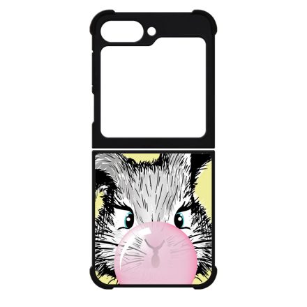 Cuki nyuszi Bubble Samsung Galaxy Z Flip 6 tok