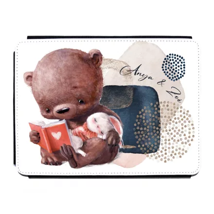 Kerd a neveddel - Maci es Nyuszi - osz - Univerzalis Tablet tok