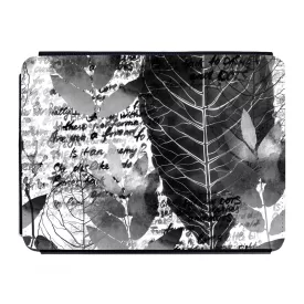 Fekete csodas kollazs oszi mintas Univerzalis Tablet tok