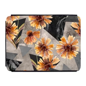 Triangle gyonyoru oszi viragos oszi mintas Univerzalis Tablet tok