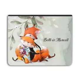   Kérd a neveddel - Virágot a virágnak Róka - Univerzális Tablet tok