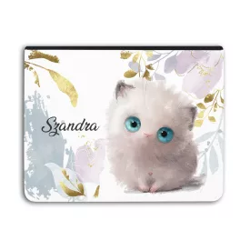   Kérd a neveddel - A nevem Hógolyó - Cuki cicus - Univerzális Tablet tok