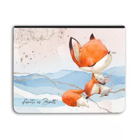   Kérd a Neveddel - Cuki Róka és kisegér mintás - Univerzális Tablet tok