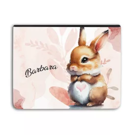   Kérd a Neveddel - Szíves pocakú nyuszika - Univerzális Tablet tok