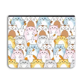 Tündéri Kawaii cica mintás - Univerzális Tablet tok