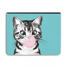 Bubble Cat - cica mintás - Univerzális Tablet tok