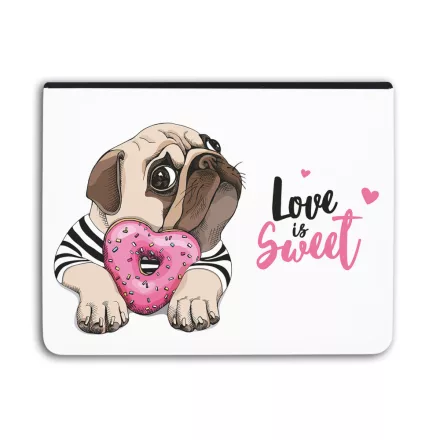 Imádnivaló kölyök mopsz kutyus - Univerzális Tablet tok