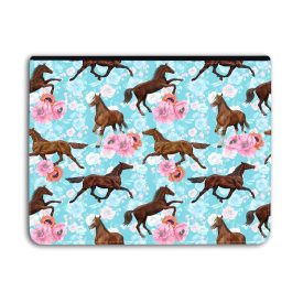 Virágos lovas mintás - Univerzális Tablet tok