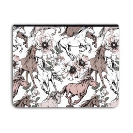 Gyönyörű vintage lovas mintás - Univerzális Tablet tok