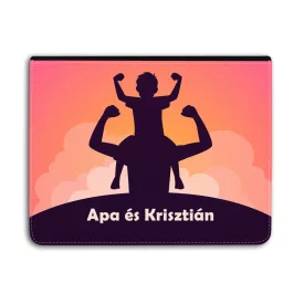   Kérd a neveddel - Hős Apa és Fia - Univerzális Tablet tok