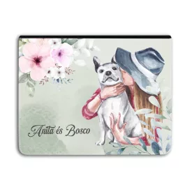   Kérd a neveddel - Én és a fehér kutyám - Univerzális Tablet tok