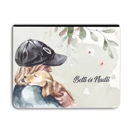   Kérd a neveddel - Bújós kutyusom - Univerzális Tablet tok