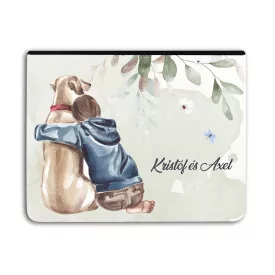   Kérd a neveddel - Ő a legjobb barátom - Univerzális Tablet tok