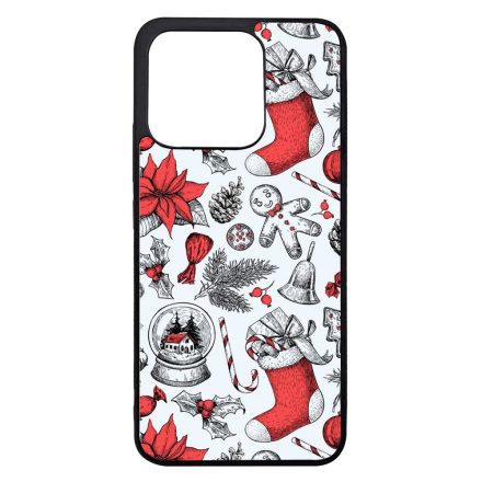 téli karácsonyi mintás textúra Xiaomi Mi 13 tok