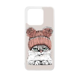 Cuki sapkás cica Xiaomi Mi 13 tok