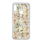 Vintage Ősz virág mintás Xiaomi átlátszó tok