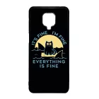 ezek csak cápák this is fine Xiaomi tok