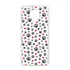 Szívecskés kutya mancs mintás Xiaomi tok